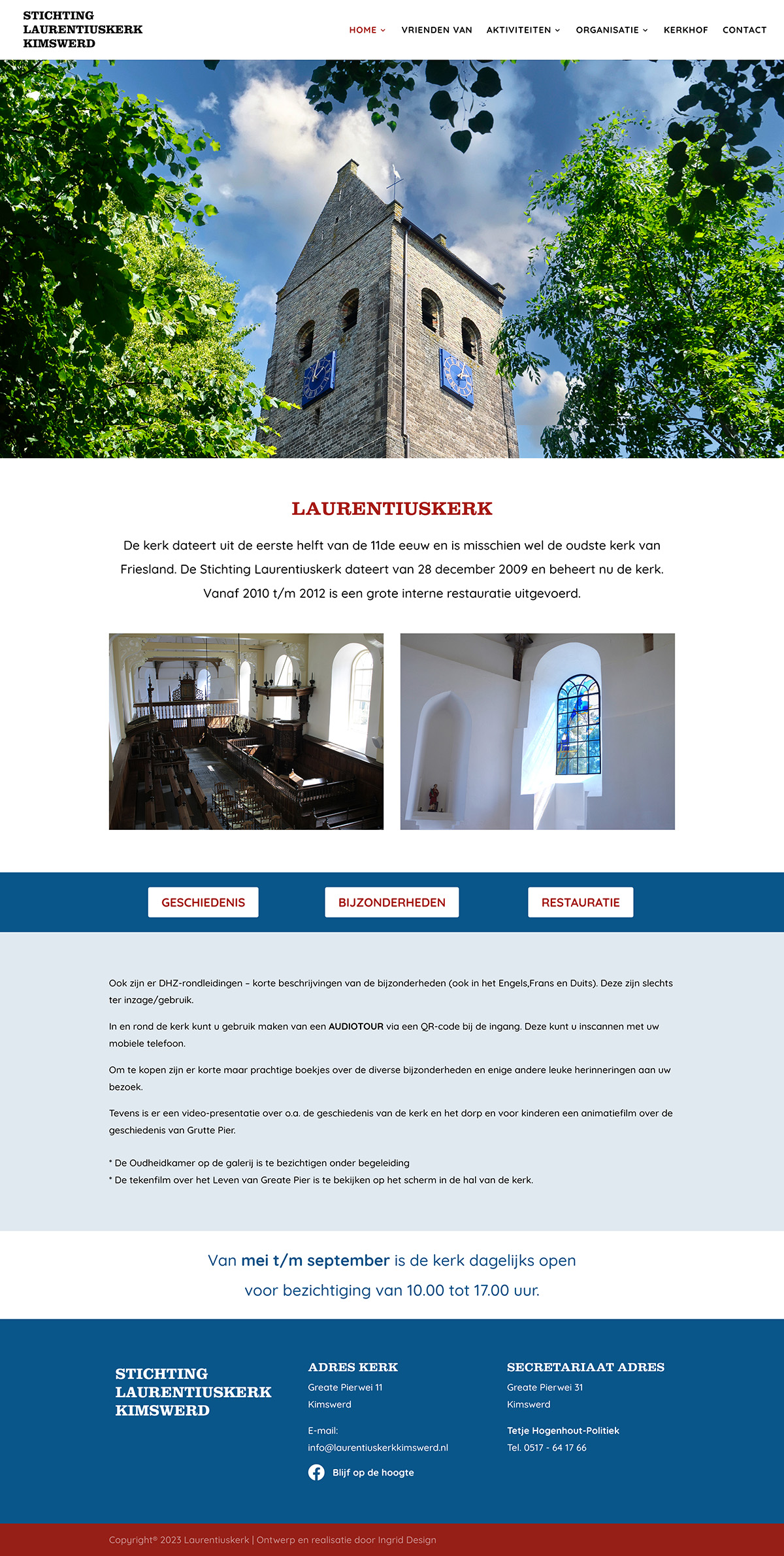 Ingrid Design-webdesign-laurentiuskerk